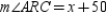   -In the figure,   . If   and   , find the value of x. A)  65 B)  75 C)  85 D)  None of These