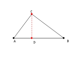   -The figure shows right triangle ABC with   . Also,   . Where   ,   ,   ,   , and   , what reason allows you to conclude that   ?