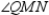 In rhombus MNPQ, diagonal   is congruent to side   . Find m   .