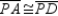   -In the figure, A-C-D-B,   , and   . Of the line segments drawn from point P to   , which has the greatest length?