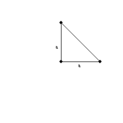   -In the right triangle shown, it follows that tan 45° = 1.