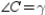   -In the acute triangle shown, m   , m   , and m   . Suppose that you know the length a and measures of angles   and   . If you wish to find the length b, state the form of the Law of Sines or Law of Cosines that you would use.