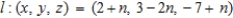 For   , name the point on the line that corresponds to   .