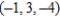 Find a direction vector for the line that contains the points   and   . A)    B)    C)    D)  All, A-C, are direction vectors