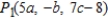 Given the endpoints   and   , find the midpoint of the line segment   .