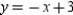 The lines which are the graphs of   and   intersect at one point.