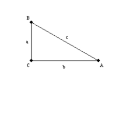   -For the right triangle   with right   , prove that   .