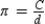 Consider a circle with diameter length d, radius length r, and circumference C. Given that   , explain why the formula for the circumference of a circle is given by   .