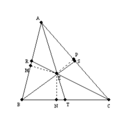   -Use the drawing provided to explain the following theorem.  The three angle bisectors of the angles of a triangle are concurrent.  Given:   ,   , and   are the angle bisectors of the angles of   Prove:   ,   , and   are concurrent at point Z