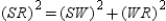   -Given the rhombus RSTV, diagonals   and   intersect at point W. Explain why it follows that   .