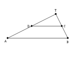  -Supply all statements and all reasons for the following proof. Given:   ; M is the midpoint of   and N is the midpoint of   Prove: MNAB is a trapezoid