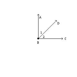   -Supply all statements and reasons in the following proof. Given:   is a right angle. Prove:   and   are complementary.