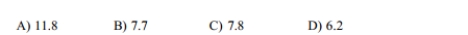 Find the variance for the given sample data. Round your answer to one more decimal place_ than the original data.