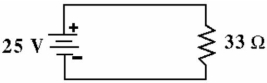   -Given the circuit in Figure 4-3, which of the following resistor power values would you use in the circuit? A)  1 W B)  5 W C)  15 W D)  20 W