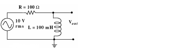   Figure 18-5 -The circuit in Figure 18-5 is: A)  a low-pass filter B)  a high-pass filter C)  a band-pass filter D)  a notch filter
