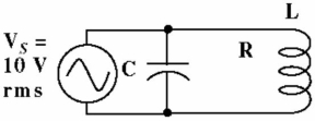   -If the parallel circuit in Figure is resonant, the impedance, as seen by the generator will be very high.