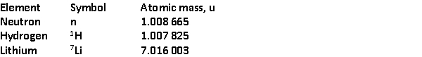   The total binding energy per nucleon of   is approximately A)  0.04215 MeV. B)  0.00602 MeV. C)  5.606 MeV. D)  6.593 MeV. E)  0.00590 MeV.