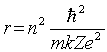 The radii of the Bohr orbits in atomic hydrogen are given by   .If the radius of the first Bohr orbit n = 1)  is 0.053 nm, the radius of the third Bohr orbit n = 3)  is A)  0.16 nm. B)  0.018 nm. C)  0.48 nm. D)  0.35 nm. E)  1.3 nm.
