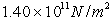 The bulk modulus for steel is   . If a solid steel ball of radius 2.00 cm is taken from Cape Canaveral to the Moon, what is the change in its volume in cubic meters? A)    B)    C)    D)    E)   