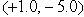 A ball of mass 2.0 kg is acted on by two forces   , and   . The acceleration vector,   , of the mass is in m/s<sup>2</sup>)  A)    . B)    . C)    . D)    . E)    .