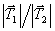   Two masses, m<sub>1</sub> and m<sub>2</sub>, connected by a massless string, are accelerated uniformly on a frictionless surface as shown. The ratio of the magnitude of tensions   is given by A)  m<sub>1</sub>/m<sub>2 </sub><sub>.</sub> B)  m<sub>2</sub>/m<sub>1</sub><sub>.</sub><sub> </sub> C)  m<sub>1</sub> + m<sub>2</sub>) /m<sub>2 </sub><sub>.</sub> D)  m<sub>1</sub>/m<sub>1</sub> + m<sub>2</sub>) . E)  m<sub>2</sub>/m<sub>1</sub> + m<sub>2</sub>) .