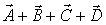 Vectors   ,   , and   have the following components, expressed in arbitrary units:   Vector   is defined so that   = 0 The magnitude and direction of   relative to the positive x axis are A)  7.6 units at -26º. B)  7.6 units at 154º. C)  14 units at 26º. D)  3.5 units at 29º. E)  10 units at 29º.