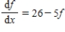 The function   satisfies the equation of change   .For what values of f is the graph of f versus x increasing? Round your answer to two decimal places. ​ A)    B)    C)    D)   