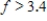 The function   satisfies the equation of change   .For what values of f is the graph of f versus x increasing? ​ A)    B)    C)    D)   