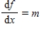 If f satisfies the equation of change   where m is a constant, then f is a linear function with slope m.