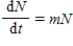 Exponential population growth satisfies an equation of change of the form   .