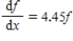 If f satisfies the equation of change   , and the initial value of f is 7.94, find a formula for the function   . ​ A)    B)    C)    D)   