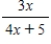 The horizontal asymptote for   is given by the equation   .