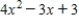 What value of x gives the minimum value of the quadratic function   ? Round your answer to two decimal places. ​ A)  2.66 B)  2.44 C)  1.27 D)  0.38
