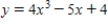 For   , what value of x gives the minimum value of the cubic function   ? Round your answer to two decimal places. ​ A)  0.65 B)  1.85 C)  0 D)  4.00