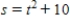 Use a formula to express w as a function of t if   and   . ​ A)    B)    C)    D)   