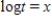 The solution for ​t of the equation   ​ is: ​ A)    B)    C)    D)   