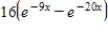 What is the maximum value of   ? Restrict your attention to the horizontal span of 0 to 20.Round your answer to two decimal places. ​ A)  1.30 B)  4.58 C)  0.07 D)  7.66