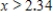 <strong>Solve the inequality   .Round your answer to two decimal places. ​</strong> A)   B) ​   and   C) ​   and   D) ​   <div style=padding-top: 35px> 