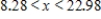 <strong>Solve the inequality   .Restrict your attention to positive values of x.Round your answer to two decimal places. ​</strong> A) ​   B)   C) ​   D) ​   <div style=padding-top: 35px> 