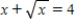 Solve the equation   .Restrict your attention to the horizontal span of 0 to 20.Round your answer to two decimal places if necessary. ​ A)  2.44 B)  1.56 C)  3.76 D)  2.75