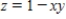 Solve the equation   for z. ​ A)    B)    C)    D)   