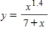 Make the graph of   .Use a horizontal span of 0 to 100.