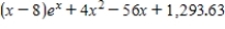 What value of x gives the minimum value of   ? Consider only positive x-values. A)    B)  ​   C)  ​   D)  There is no solution.
