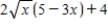 What is the maximum value of   ? Consider only positive x-values. A)    B)  ​   C)  ​   D)  There is no solution.