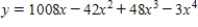 What is the maximum value of   ? Consider only positive x-values. A)    B)  ​   C)  ​   D)  There is no solution.