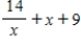 What is the maximum value of   ? Consider x-values between 3 and 12 only. A)    B)  ​   C)  ​   D)  There is no solution.