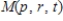 Let   denote the monthly payment if you borrow P dollars at a monthly rate of r expressed as a decimal, and the loan is repaid in t months.Use functional notation to indicate the monthly payment if you borrow 5726 dollars at an APR of 9.44 percent, and you repay the loan in 5 years.Use 3 decimal places for r.