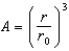 The relationship   , where A is the mass number of a nucleus and r is it radius, implies which of the following about nuclei? A)  Nuclei are cubic. B)  Different nuclei have the same density. C)  Neutrons in nuclei attract each other even though they have no charge. D)  Nuclei tend to have the same ratio of protons to neutrons.