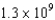 Suppose a car has a 100,000 mile 10 year warranty on the wheels and axles of a car. How may turns will the wheels of 0.80-m diameter make if both the mileage and time warranties run out simultaneously and what will be the average angular velocities of the wheel? Assume that a mile =   m and that a year is   s. A)    ,   rad/y B)    , 13 rad/s C)    , 0.51 rad/s D)    , 1.3 rad/s