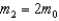 A system of 3 masses is located as follows:   at (   ) ,   at the origin, and   at (   ) . Where is the center of mass of these masses? A)    B)    C)    D)   